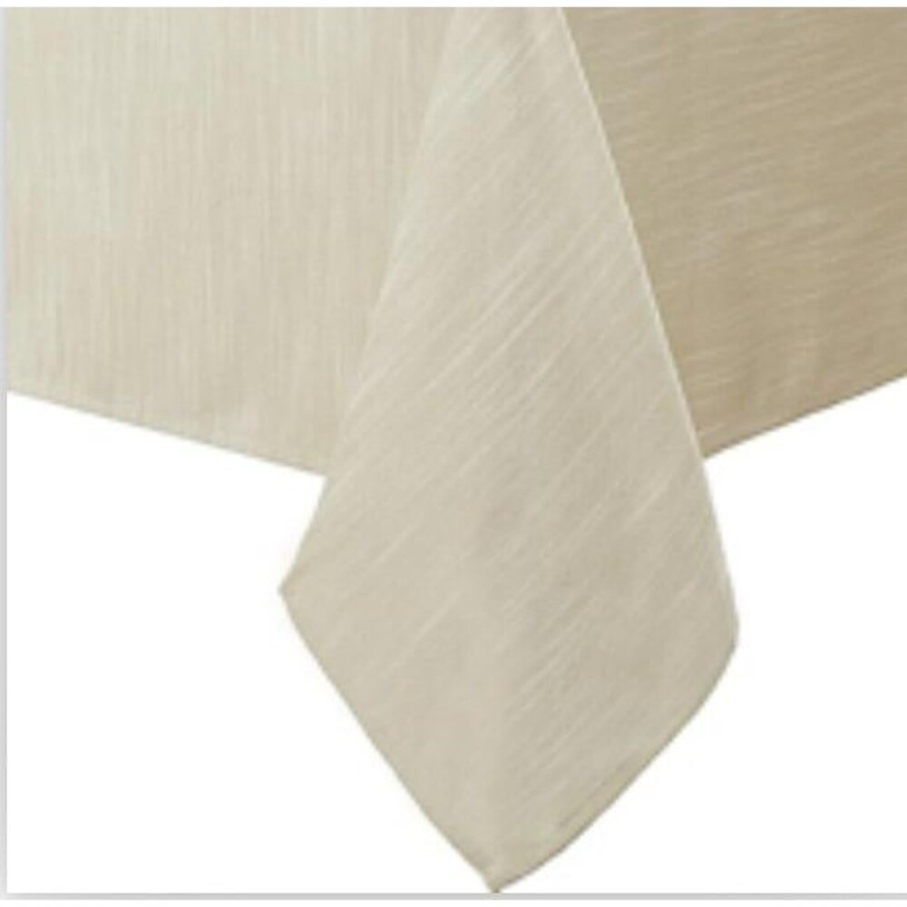 New Laura Ashley Arabesque Luxurious Shimmery Fabric Tablecloth 60”x84”